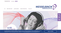Desktop Screenshot of hesselbach-hoerakustik.de